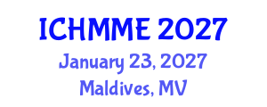 International Conference on Hospitality Management, Marketing and Economics (ICHMME) January 23, 2027 - Maldives, Maldives International Conference on Hospitality Management, Marketing and Economics (ICHMME) January 23, 2027 - Maldives, Maldives
