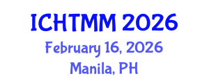 International Conference on Hospitality, Tourism Marketing and Management (ICHTMM) February 16, 2026 - Manila, Philippines International Conference on Hospitality, Tourism Marketing and Management (ICHTMM) February 16, 2026 - Manila, Philippines