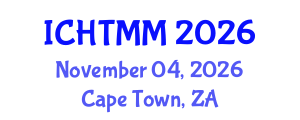 International Conference on Hospitality, Tourism Marketing and Management (ICHTMM) November 04, 2026 - Cape Town, South Africa