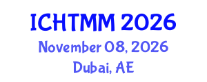 International Conference on Hospitality, Tourism Marketing and Management (ICHTMM) November 08, 2026 - Dubai, United Arab Emirates