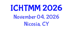 International Conference on Hospitality, Tourism Marketing and Management (ICHTMM) November 04, 2026 - Nicosia, Cyprus International Conference on Hospitality, Tourism Marketing and Management (ICHTMM) November 04, 2026 - Nicosia, Cyprus