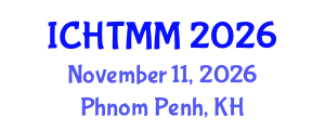International Conference on Hospitality, Tourism Marketing and Management (ICHTMM) November 11, 2026 - Phnom Penh, Cambodia International Conference on Hospitality, Tourism Marketing and Management (ICHTMM) November 11, 2026 - Phnom Penh, Cambodia