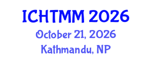 International Conference on Hospitality, Tourism Marketing and Management (ICHTMM) October 21, 2026 - Kathmandu, Nepal International Conference on Hospitality, Tourism Marketing and Management (ICHTMM) October 21, 2026 - Kathmandu, Nepal