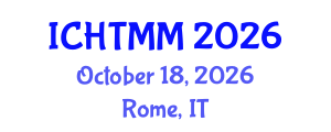 International Conference on Hospitality, Tourism Marketing and Management (ICHTMM) October 18, 2026 - Rome, Italy