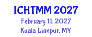 International Conference on Hospitality, Tourism Marketing and Management (ICHTMM) February 11, 2027 - Kuala Lumpur, Malaysia International Conference on Hospitality, Tourism Marketing and Management (ICHTMM) February 11, 2027 - Kuala Lumpur, Malaysia