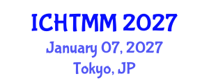 International Conference on Hospitality, Tourism Marketing and Management (ICHTMM) January 07, 2027 - Tokyo, Japan International Conference on Hospitality, Tourism Marketing and Management (ICHTMM) January 07, 2027 - Tokyo, Japan
