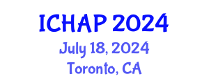 International Conference on Human Anatomy and Physicology (ICHAP) July 18, 2024 - Toronto, Canada