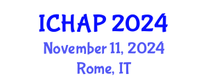 International Conference on Human Anatomy and Physicology (ICHAP) November 11, 2024 - Rome, Italy