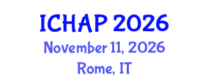 International Conference on Human Anatomy and Physicology (ICHAP) November 11, 2026 - Rome, Italy