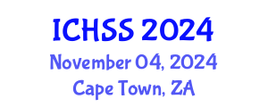 International Conference on Human and Social Sciences (ICHSS) November 04, 2024 - Cape Town, South Africa