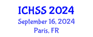 International Conference on Human and Social Sciences (ICHSS) September 16, 2024 - Paris, France