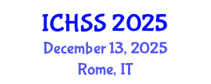 International Conference on Human and Social Sciences (ICHSS) December 13, 2025 - Rome, Italy