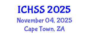 International Conference on Human and Social Sciences (ICHSS) November 04, 2025 - Cape Town, South Africa