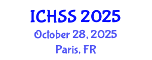 International Conference on Human and Social Sciences (ICHSS) October 28, 2025 - Paris, France
