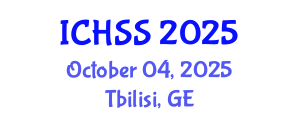 International Conference on Human and Social Sciences (ICHSS) October 04, 2025 - Tbilisi, Georgia