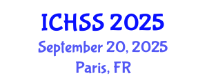 International Conference on Human and Social Sciences (ICHSS) September 20, 2025 - Paris, France