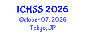 International Conference on Human and Social Sciences (ICHSS) October 07, 2026 - Tokyo, Japan