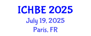International Conference on Human Behavior and Evolution (ICHBE) July 19, 2025 - Paris, France