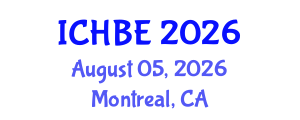 International Conference on Human Behavior and Evolution (ICHBE) August 05, 2026 - Montreal, Canada