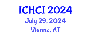 International Conference on Human Computer Interaction (ICHCI) July 29, 2024 - Vienna, Austria