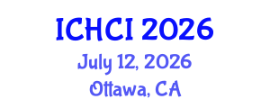 International Conference on Human Computer Interaction (ICHCI) July 12, 2026 - Ottawa, Canada