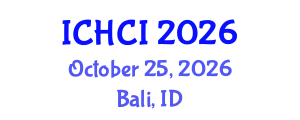 International Conference on Human Computer Interaction (ICHCI) October 25, 2026 - Bali, Indonesia