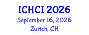 International Conference on Human Computer Interaction (ICHCI) September 16, 2026 - Zurich, Switzerland