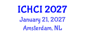 International Conference on Human-Computer Interaction (ICHCI) January 21, 2027 - Amsterdam, Netherlands International Conference on Human-Computer Interaction (ICHCI) January 21, 2027 - Amsterdam, Netherlands