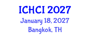 International Conference on Human-Computer Interaction (ICHCI) January 18, 2027 - Bangkok, Thailand International Conference on Human-Computer Interaction (ICHCI) January 18, 2027 - Bangkok, Thailand