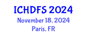 International Conference on Human Development and Family Studies (ICHDFS) November 18, 2024 - Paris, France
