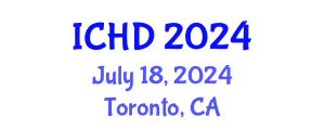 International Conference on Human Development (ICHD) July 18, 2024 - Toronto, Canada