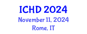 International Conference on Human Development (ICHD) November 11, 2024 - Rome, Italy
