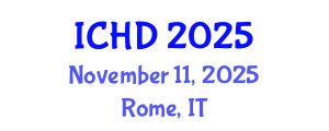International Conference on Human Development (ICHD) November 11, 2025 - Rome, Italy
