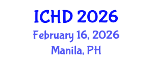International Conference on Human Development (ICHD) February 16, 2026 - Manila, Philippines International Conference on Human Development (ICHD) February 16, 2026 - Manila, Philippines