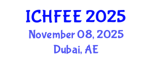 International Conference on Human Factors Engineering and Ergonomics (ICHFEE) November 08, 2025 - Dubai, United Arab Emirates