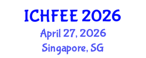 International Conference on Human Factors Engineering and Ergonomics (ICHFEE) April 27, 2026 - Singapore, Singapore International Conference on Human Factors Engineering and Ergonomics (ICHFEE) April 27, 2026 - Singapore, Singapore
