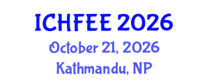 International Conference on Human Factors Engineering and Ergonomics (ICHFEE) October 21, 2026 - Kathmandu, Nepal International Conference on Human Factors Engineering and Ergonomics (ICHFEE) October 21, 2026 - Kathmandu, Nepal