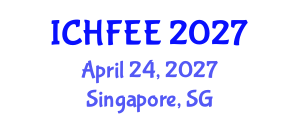 International Conference on Human Factors Engineering and Ergonomics (ICHFEE) April 24, 2027 - Singapore, Singapore International Conference on Human Factors Engineering and Ergonomics (ICHFEE) April 24, 2027 - Singapore, Singapore