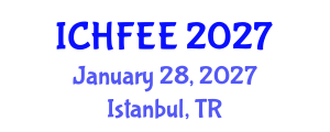 International Conference on Human Factors Engineering and Ergonomics (ICHFEE) January 28, 2027 - Istanbul, Turkey International Conference on Human Factors Engineering and Ergonomics (ICHFEE) January 28, 2027 - Istanbul, Turkey