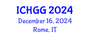International Conference on Human Genetics and Genomics (ICHGG) December 16, 2024 - Rome, Italy