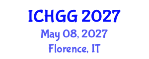 International Conference on Human Genetics and Genomics (ICHGG) May 08, 2027 - Florence, Italy International Conference on Human Genetics and Genomics (ICHGG) May 08, 2027 - Florence, Italy