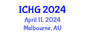 International Conference on Human Genetics (ICHG) April 11, 2024 - Melbourne, Australia