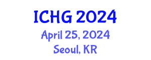 International Conference on Human Genetics (ICHG) April 25, 2024 - Seoul, Republic of Korea