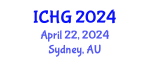 International Conference on Human Genetics (ICHG) April 22, 2024 - Sydney, Australia