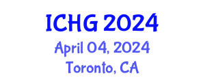 International Conference on Human Genetics (ICHG) April 04, 2024 - Toronto, Canada