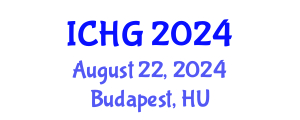 International Conference on Human Genetics (ICHG) August 22, 2024 - Budapest, Hungary