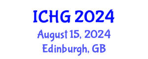 International Conference on Human Genetics (ICHG) August 15, 2024 - Edinburgh, United Kingdom