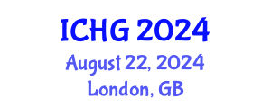 International Conference on Human Genetics (ICHG) August 22, 2024 - London, United Kingdom