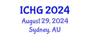 International Conference on Human Genetics (ICHG) August 29, 2024 - Sydney, Australia