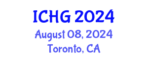 International Conference on Human Genetics (ICHG) August 08, 2024 - Toronto, Canada
